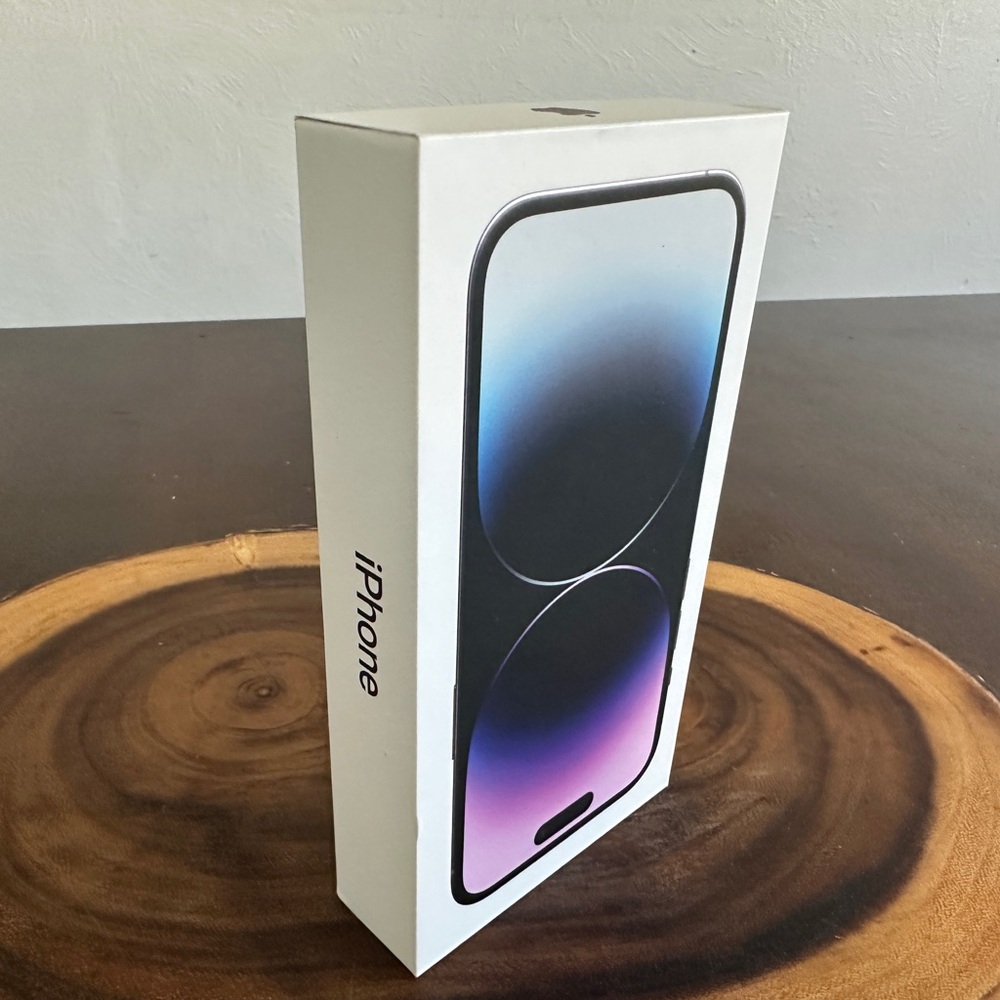 BOX ONLY for Apple iPhone 14 Pro in Deep Purple 256Gb